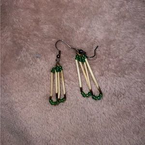 Bamboo earrings 🌸